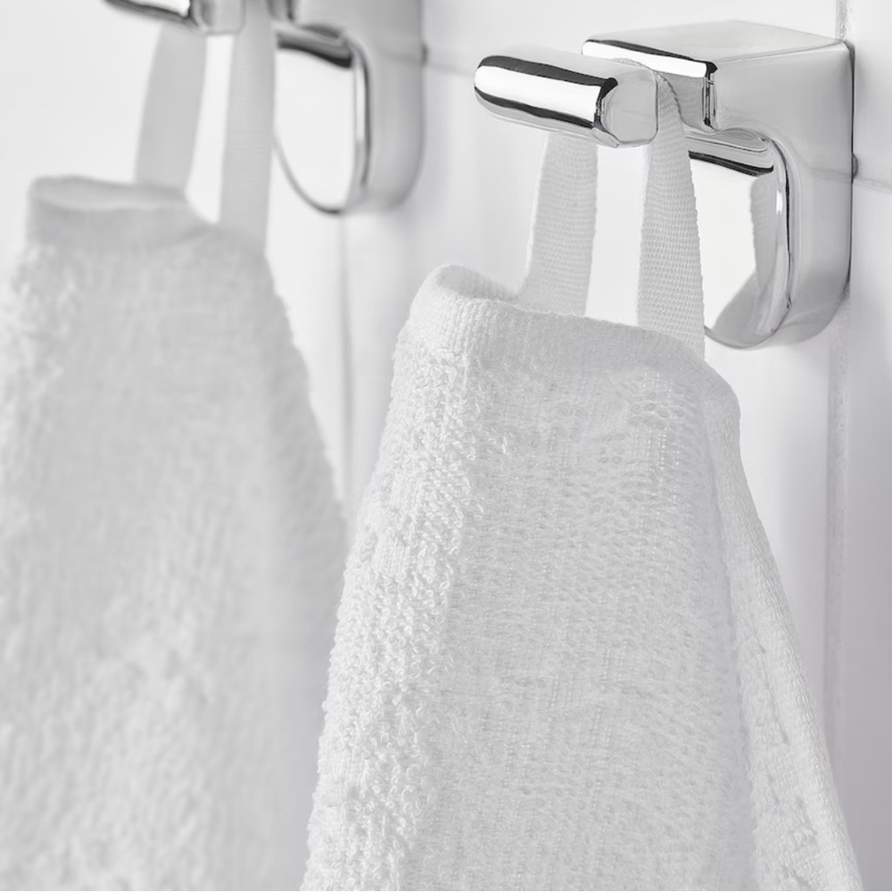 Set of 12 IKEA Narsen Bath Towels white